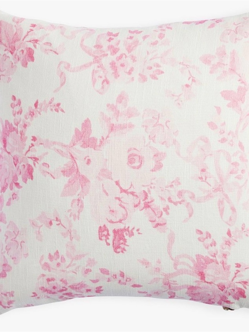 LoveShackFancy Pink Floral Decorative Pillow